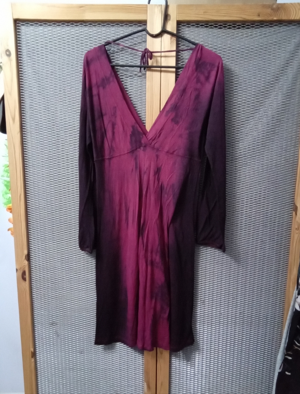 AnM Deep V Neck Dress